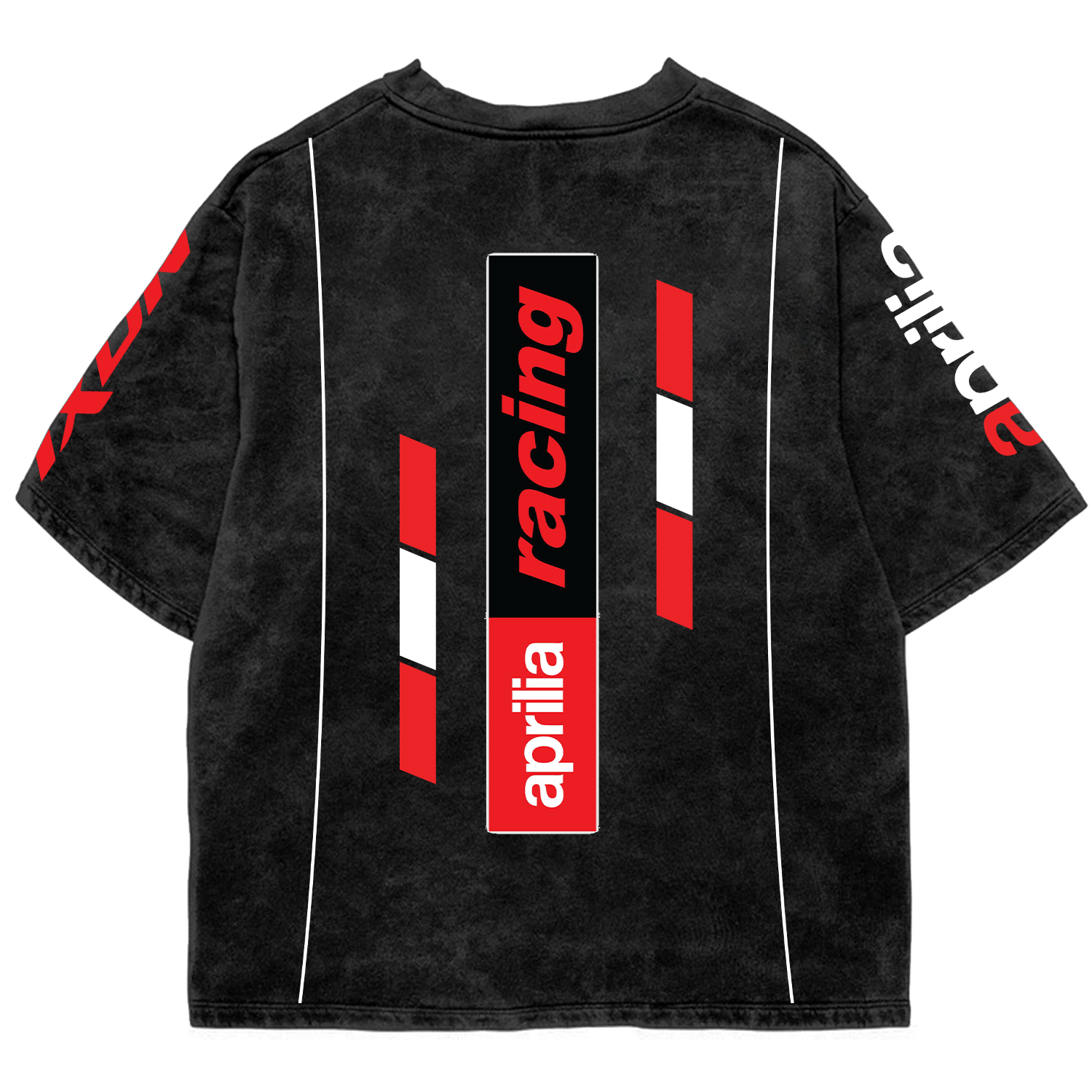 Aprilia Acid Wash Oversized Tee