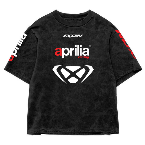 Aprilia Acid Wash Oversized Tee