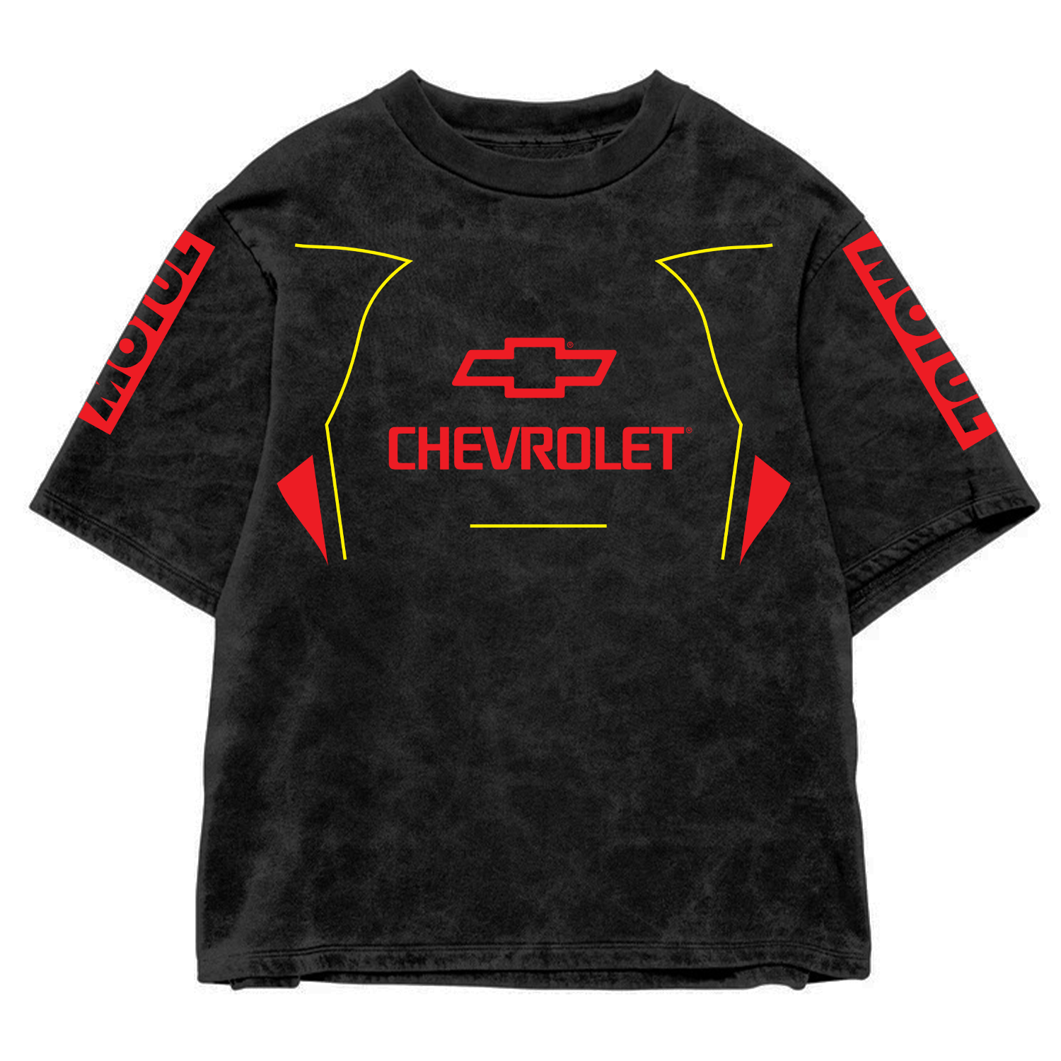 Chevrolet Acid Wash Oversized Tee